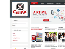 Tablet Screenshot of cellair.co.za